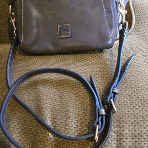 Dooney & Bourke Brown Leather Crossbody Bag